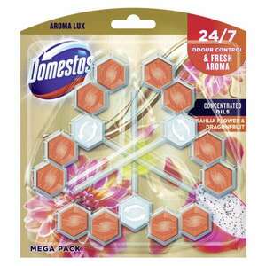 Domestos Power5 WC-frissítő blokk Aroma Lux Dahlia (3x55g) kép