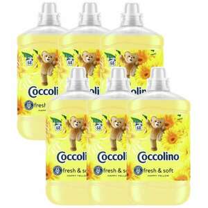 Coccolino Happy Yellow Öblítő koncentrátum 408 mosás 6x1700ml kép