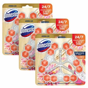 Domestos Power5 WC-frissítő blokk Aroma Lux Dahlia (9x55g) kép