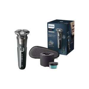 Philips SHAVER Series 5000 S5887/50 férfi borotva Rotációs/forgófejes borotva Vágó Szürke (S5887/50) kép