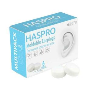 Formázható Füldugó Készlet Mold 6P - Haspro Moldable Earplugs, Fehér, 12 db. kép