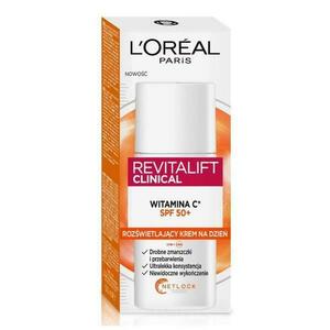 Hidratáló nappali arckrém C-vitaminnal és SPF 50+ faktorral - L'Oreal Paris Revitalift Clinical Brightening Moisturizing Cream SPF 50+, 50 ml kép