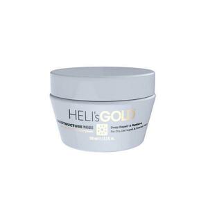 Restrukturáló maszk száraz és sérült hajra – Heli's Gold Restructure Masque Deep Repair & Restore For Dry, Damaged & Coarse Hair, 100 ml kép