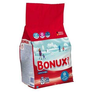 Automata mosópor 3 az 1-ben friss téli illattal, fehér ruhákhoz - Bonux 3 in 1 Whites Powder Polar Ice Fresh, 2340 g kép