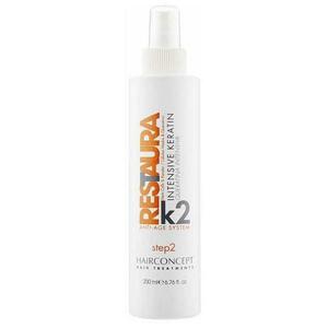 Keratinos Hajtonik – HairConcept Restaura K2 Anti-Age System Lotion Keratin, Step 2, 200 ml kép