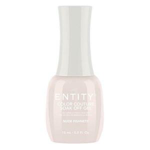 Pigmentált Zselés Körömlakk - Entity Color Couture Soak Off Gel, árnyalata "Nude Fishnets", 15 ml kép