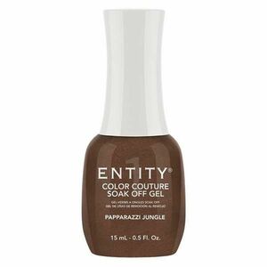 Pigmentált Zselés Körömlakk - Entity Color Couture Soak Off Gel, árnyalata "Papparazzi Jungle", 15 ml kép