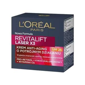 Nappali arckrém SPF 25 - L'Oreal Paris Revitalift Laser X3 Anti-Anging, SPF 25, 50 ml kép