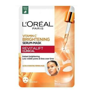 Szalvéta típusú maszk C-vitamin világító szérummal - L'Oreal Paris Revitalift Clinical C-vitamin Brightening Serum-Mask, 26 g kép