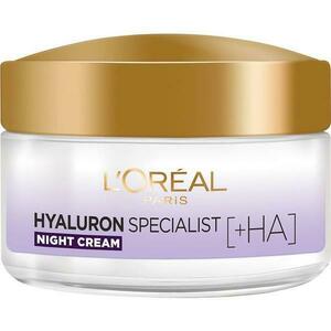 Ránctalanító éjszakai krém - L'Oreal Paris Hyaluron Specialist +HA, Replumping Moisturizing Care Night Cream Mask, 50 ml kép