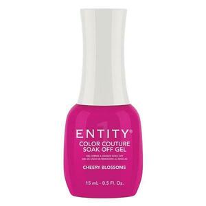 Pigmentált Zselés Körömlakk - Entity Color Couture Soak Off Gel, árnyalata "Cherry Blossoms", 15 ml kép