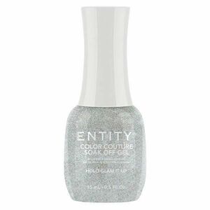 Pigmentált Zselés Körömlakk - Entity Color Couture Soak Off Gel, árnyalata "Holo-Glam It Up", 15 ml kép