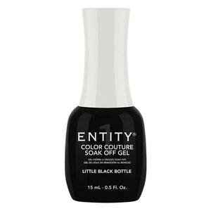 Pigmentált Zselés Körömlakk - Entity Color Couture Soak Off Gel, árnyalata "Little Black Bottle", 15 ml kép