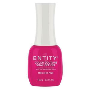 Pigmentált Zselés Körömlakk - Entity Color Couture Soak Off Gel, árnyalata "Tres Chic Pink", 15 ml kép