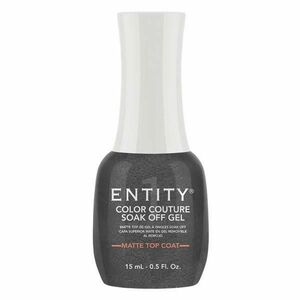 Körömlakk Mattító Védőréteg - Entity Color Couture Soak Off Gel Matte Top Coat, 15 ml kép