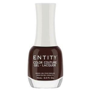 Zselés Hatású Körömlakk - Entity Color Couture Gel - Lacquer, árnyalata "Leather and Lace", 15 ml kép