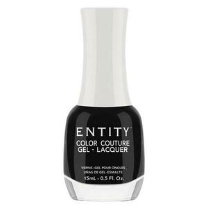 Zselés Hatású Körömlakk - Entity Color Couture Gel - Lacquer, árnyalata "Little Black Bottle", 15 ml kép