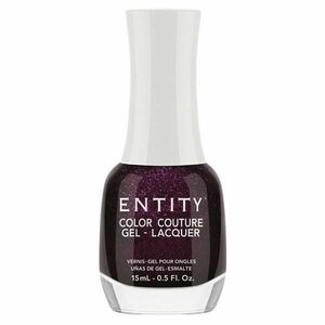 Zselés Hatású Körömlakk - Entity Color Couture Gel - Lacquer, árnyalata "Mini Skirt Maroon", 15 ml kép