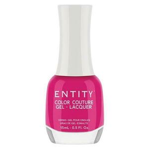 Zselés Hatású Körömlakk - Entity Color Couture Gel - Lacquer, árnyalata "Tres Chic Pink", 15 ml kép