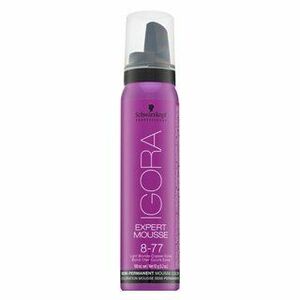 Schwarzkopf Professional Igora Expert Mousse Semi-Permanent Mousse Color féltartós hajszínező hab 8-77 100 ml kép