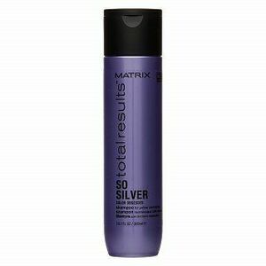 Matrix Total Results Color Obsessed So Silver Shampoo sampon platinaszőke és ősz hajra 300 ml kép