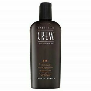 American Crew 3-in-1 sampon, kondicionáló és tusfürdő mindennapi használatra 250 ml kép