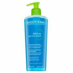 Bioderma Sébium Gel Moussant Purifying Cleanising Foaming tisztító gél normál / kombinált arcbőrre 500 ml kép