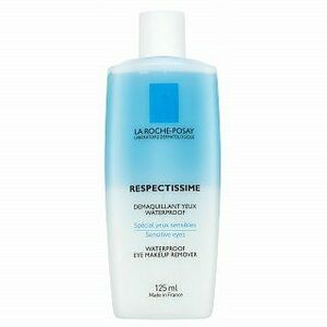 La Roche-Posay Respectissime Waterproof Eye Makeup Remover kétfázisú sminklemosó a tartós és vízálló smink eltávolításához 125 ml kép