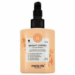 Maria Nila Colour Refresh tápláló maszk színes pigmentekkel a réz árnyalatok újraélesztéséhez Bright Copper 300 ml kép