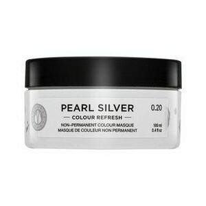 Maria Nila Colour Refresh tápláló maszk színes pigmentek nélkül platinaszőke és ősz hajra Pearl Silver 100 ml kép