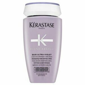 Kérastase Blond Absolu Bain Ultra-Violet tápláló sampon platinaszőke és ősz hajra 250 ml kép