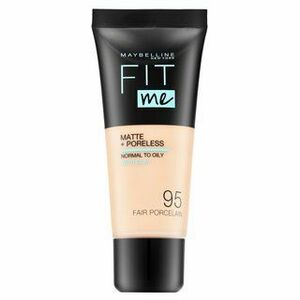 Maybelline Fit Me! Foundation Matte + Poreless 095 Fair Porcelain folyékony make-up matt hatású 30 ml kép