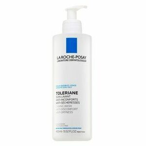 La Roche-Posay Toleriane Caring-Wash Tápláló védő tisztító krém érzékeny arcbőrre 400 ml kép