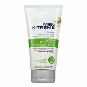 Eveline Men X-treme After Shave Balm+ Moisturising Cream multifunkcionális tisztító gél és hámlasztó problémás arcbőrre 150 ml kép