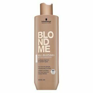 Schwarzkopf Professional BlondMe All Blondes Detox Shampoo tisztító sampon szőke hajra 300 ml kép