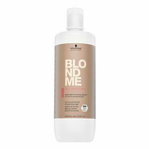 Schwarzkopf Professional BlondMe All Blondes Light Shampoo tápláló sampon szőke hajra 1000 ml kép