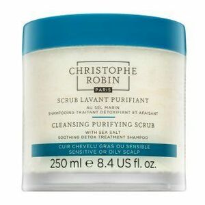 Christophe Robin Cleansing Purifying Scrub With Sea Salt peeling sampon minden hajtípusra 250 ml kép