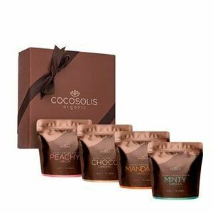 COCOSOLIS Luxury Coffee Scrub Box ajándékszett hámló hatású kép