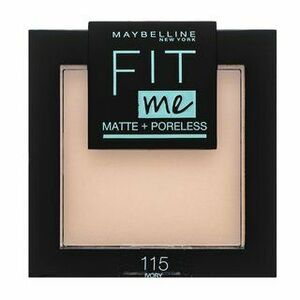 Maybelline Fit Me! Matte + Poreless Powder púder matt hatású 115 Ivory 9 g kép