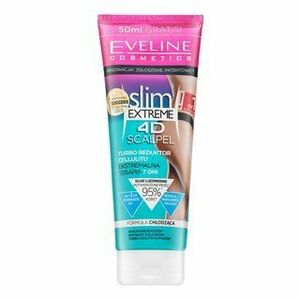 Eveline Slim Extreme 4D Scalpel Turbo Cellulite Reductor modellező szérum hasra, combokra és csípőre narancsbőr ellen 250 ml kép