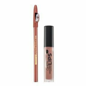 Eveline OH! My Velvet Lips Matt Lip Kit ajakápoló készlet mattító hatásért 01 Neutral Nude 4, 5 ml kép