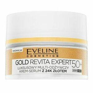 Eveline Gold Lift Expert Luxurious Multi-Nourishing Cream Serum 50+ Tápláló krém ráncok ellen 50 ml kép