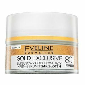 Eveline Gold Exclusive Luxurious Regenerating Cream Serum 80+ arc krém érett arcbőrre 50 ml kép