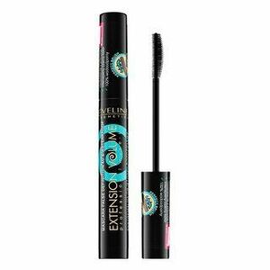 Eveline Extension Volume Waterproof Mascara vízálló szempillaspirál szempilla meghosszabbítására és volumenre Black 10 ml kép