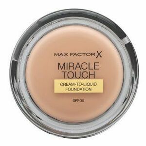 Max Factor Miracle Touch Foundation - 35 Pearl Beige folyékony make-up az egységes és világosabb arcbőrre 11, 5 g kép