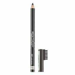 Rimmel London Brow This Way 001 Dark Brown szemöldökceruza 1, 4 g kép