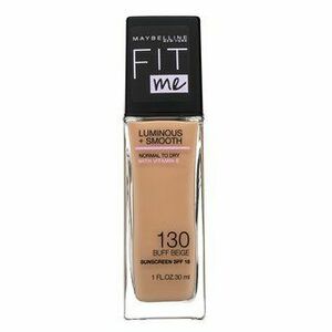 Maybelline Fit Me! Luminous + Smooth Foundation folyékony make-up matt hatású 130 Buff Beige 30 ml kép