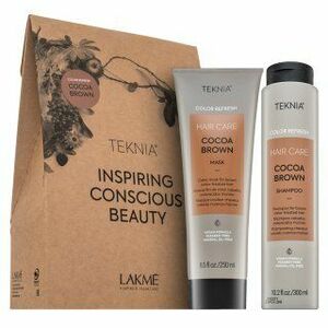 Lakmé Teknia Color Refresh Cocoa Brown Pack sampon + maszk barna hajra 300 ml + 250 ml kép