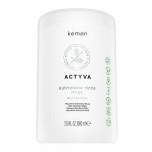 Kemon Actyva Nutrizione Rich Mask tápláló maszk nagyon száraz hajra 1000 ml kép