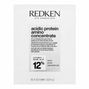 Redken Acidic Protein Amino Concentrate koncentrált regeneráló ápolás nagyon száraz és sérült hajra 10 x 10 ml kép